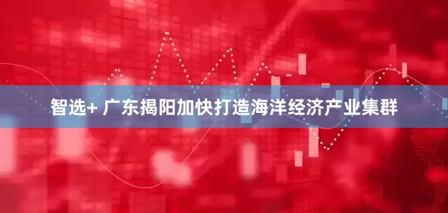 智选+ 广东揭阳加快打造海洋经济产业集群