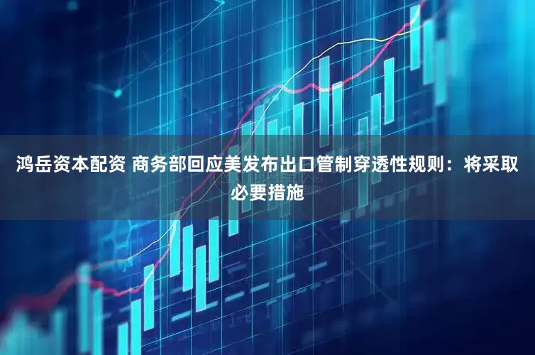 鸿岳资本配资 商务部回应美发布出口管制穿透性规则：将采取必要措施
